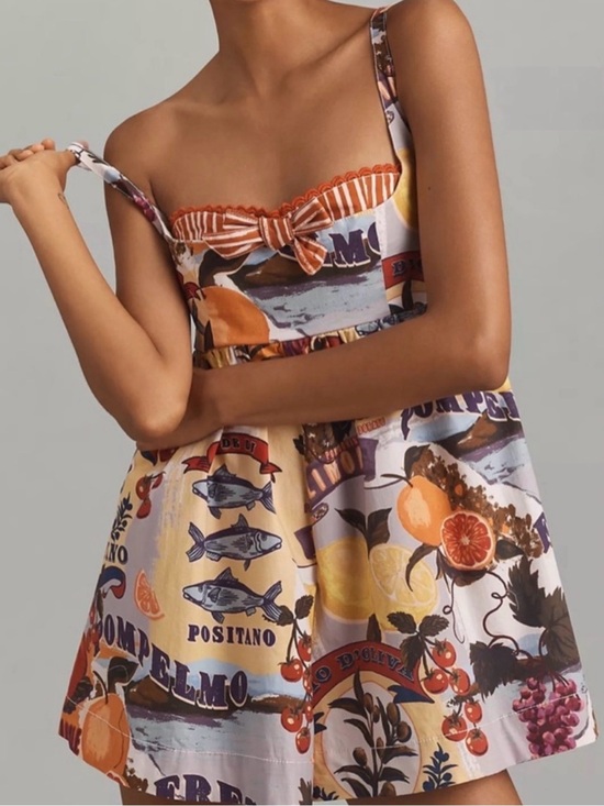 House of Harlow 1960 Pants - Viral House of Harlow Layered Bustier Fruit Sardine
Romper XS NWT
